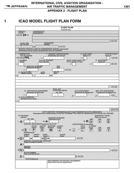 ICAO Model Flight Plan Form Flight Crew Guide, 43% OFF