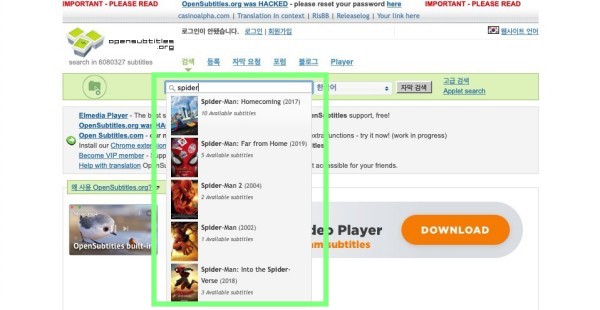 opensubtitles